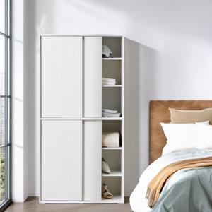 800 6단 슬라이딩 미닫이 수납장 정리함 원목 주방 침실 보관