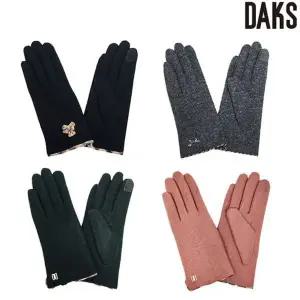 [롯데백화점]닥스 자수,금속로고 포인트 여성 모직장갑 3종 택1