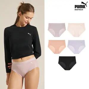 [푸마 언더웨어][푸마] 여성 데일리 앤 컴포트 삼각팬티 5종 세트