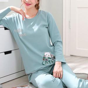 쉬블림로브 (긴팔+긴바지) 여성 캐릭터 홈웨어 파자마 잠옷 세트 GWD0672