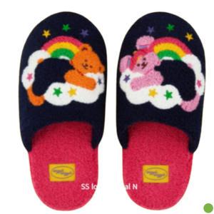 위글위글 키즈 테리 홈슬리퍼 핑크 여아 실내화 선물