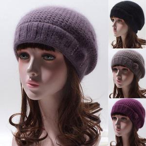 여성 겨울 니트 베레모 여자 미시 중년 데일리모자 니트 방한모 50대 60대 엄마 할머니 선물