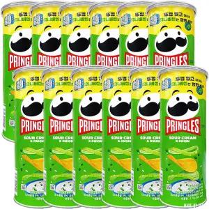 프링글스 사워크림 앤 어니언 110g 12개