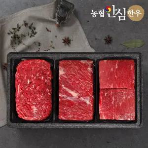 [오늘의소] 한우 1등급 정육세트 1.2kg(불고기+국거리+장조림/팩당400g)