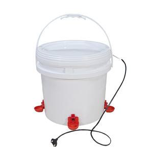 컵형수평니플급수기 닭물통  미니 15리터+열선2m