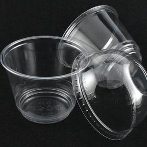 9온스과일컵 미니과일컵 KP-9온스92.5파이투명컵 100세트(돔막힘뚜껑포함)