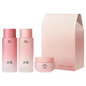 한율 스킨케어세트 빨간쌀 진액 보습탄력 기초화장품 3종 1세트