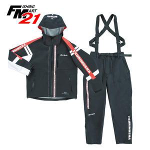 쯔리무사 암 3레이어 레인슈트 레드콤비 낚시복