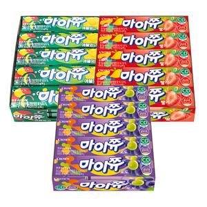 마이쮸 스틱 딸기 + 포도 + 애플망고 각 44g 15개씩 총 45개