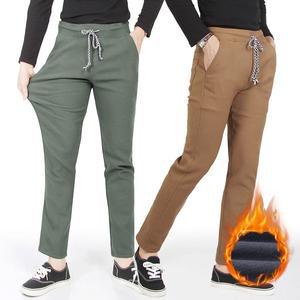 [더마인드]남성용 겨울 면스판 원단 밴딩 스판 팬츠 기모바지 밴딩바지 IN기모밴드바지