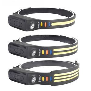 반디비 충전식 COB LED 헤드랜턴 헤드 라이트 BHL07-01