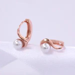 14k G.F 슈 진주 원터치 링 귀걸이(4mm) EA2105