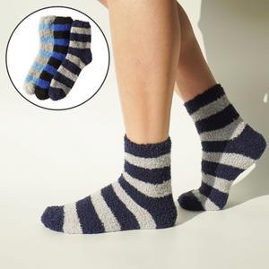 수면양말 남자 왕발 여자 남녀공용 빅사이즈 겨울 양말 두꺼운 중목 3켤레