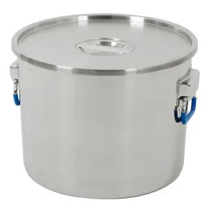 킹센스 스텐 304 인덕션 통판 소도와 10호 24.9L GI 업소용 대용량 식깡 곰솥 들통 육수통 국통 소도아