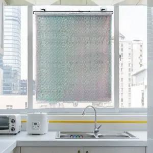 무타공 암막 롤스크린 블라인드 실버 대65X125