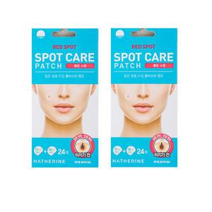 해서린 스팟 케어패치 붉은 스팟x2세트 트러블케어 피부진정 민감성피부 모든피부용 지성피부 건성피부 저자극 스킨케어 상처보호
