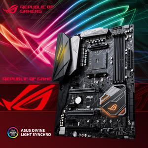 ASUS ROG CROSSHAIR VI HERO X370 마더보드 AM4, AMD Ryzen 7 5700x 3d 5700x5800x 3d 5800x3700x AMD DDR4 마더보드 ATX 지원