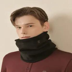 닥스 골프 24FW [ONLINE EXCLUSIVE] 남여공용 블랙 체크 포인트 넥워머 DGMU4F902BK