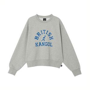 갤러리아 [캉골] 우먼스 플레이 로고 스웨트셔츠 1776 멜란지그레이 (KREWRT1776