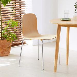 보드 미드센츄리 모던 고주파 원목의자 식탁의자 카페 인테리어 의자 2개