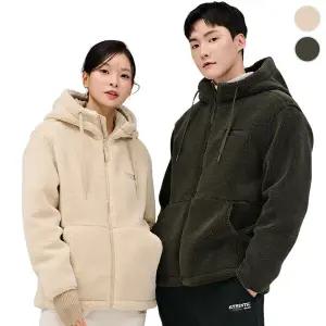 (체이스컬트) 공용 뽀글 양털 보아 HOOD ZIP-UP JUMPER/2Color