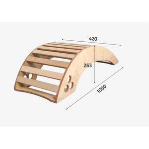 굽은 등 어깨 스트레칭 요가 기구 1050 원목쿠룬타 필라테스 허리운동 아크바렐 헬스용품