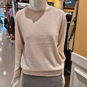 [BCBG] 비씨비지 겨울24 라운드넥 라쿤 니트 B4D9K474_P383937366