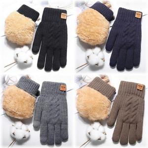 따뜻한 니트 왕기모 장갑 터치 스마트폰 겨울
