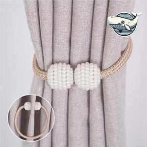 인테리어 스타일 커튼 타이 고급 진주 볼 (WFGSUN6)
