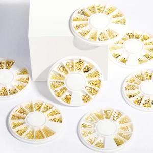 네일금색큐빅 네일미니파츠 셀프네일파츠