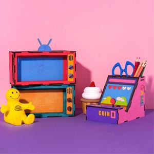 돌봄교실 특별한만들기 조립키트 핸드폰거치대 저금통만들기 5개 초등학교