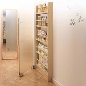 슬림 책꽂이 책선반 진열 틈새 문뒤 수납 전면 그림책 벽면