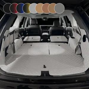 팰리세이드 LX3 자동차 트렁크매트 퀼팅 가죽 사이드 풀커버