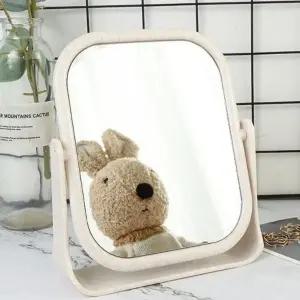 사각 탁상 거울 2개/책상 화장 탁상형 메이크업 미용 가정용 책상용 탁자용 테이블 스탠드 다용도 뷰티