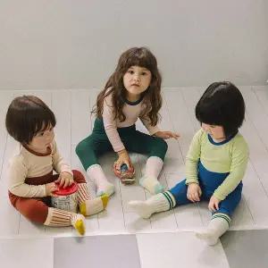 [themandy]5+1 푸딩 9부 배앓이방지 아기실내복