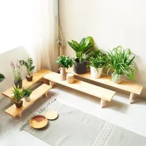 원목 화분 정리대 초대형 화분받침대 화분정리대 화분진열대 화분다이 화분선반 화분대 화분스탠드