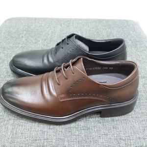 [에스콰이아][행복한백화점][에스콰이아]포트폴리오 남성기본 정장 사피아노 블랙브라운구두 면접화 PFAFHD