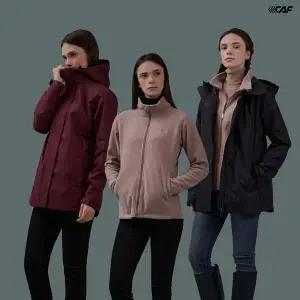 [최종가] 르까프 아우터 2종 세트(하드쉘방풍자켓1+플리스자켓1), 여성