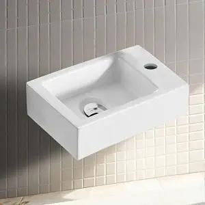 [셀러허브 패션][JHQRMMWF_4B]소형 세면대 욕실소형세면대 미니 직사각