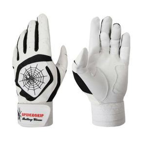 스파이더 야구장갑 배팅장갑 양피 화이트블랙