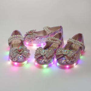 마미 진주나비보석 여아 led구두 키즈 아기 유아구두 여아메리제인