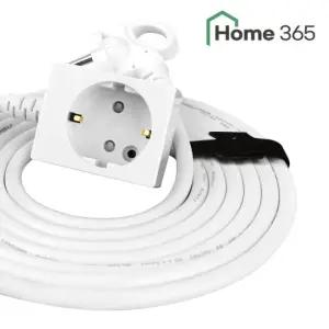 홈365 국산 전기연장선 1구멀티탭 1.5m (사각형) / 16A