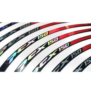 혼다 PCX125 150 호환용 레이저 휠스티커 데칼  풀세트 튜닝스티커 빛반사