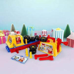 코코몽2 정비자동차 공구놀이 장난감 망치 나사 톱 아동장난감 유아 정비소 캐릭터