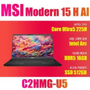MSI 모던시리즈 모던 15 H AI C2HMG-U5/램16G