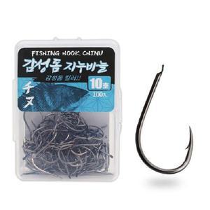 DK 감성돔 지누바늘 10호 블랙니켈 덕용 낚시바늘