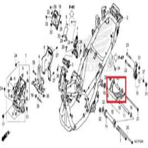 ADV350 어드방350 FORZA350 포르자350 엔진행거브라켓(B) 50349-K2L-D00