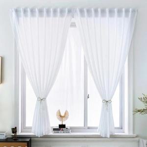 찍찍이 커튼 작은 창문 부착식 가림막 붙이는 커텐