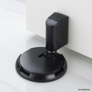 무타공 도어 스토퍼 원터치 말발굽 바닥 푸쉬 현관문 고정 접착식 말굽 방문 문쾅 방지 문고정 현관 출입문