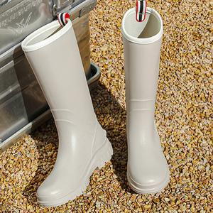 장화 여성 롱레인부츠 롱장화 장마철 패션 갯벌장화 장마신발 작업화 방수장화 3컬러